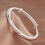 Pure Sterling Silver Bangle Cuff Bracelets, Adjustable Handmade Bracelets 4