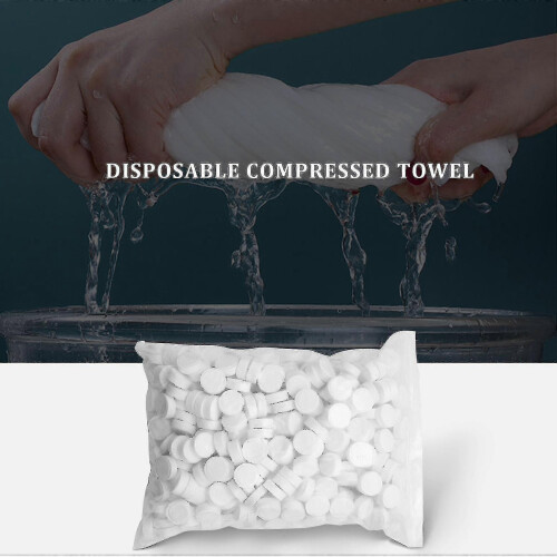 500pcs Magic Soft Cotton Disposable Compressed Towel Wipes Guanguan 1