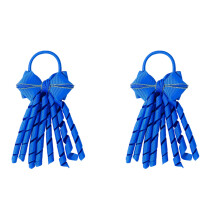 2 Pcs Hair Accessories Colorful Ribbons Tassels Design Daily-8