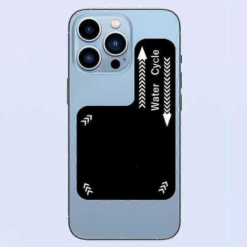 (Black regular version) Mobile Phone Cooling Plate Universal For Smartphone Radiator Cooler Pad 2