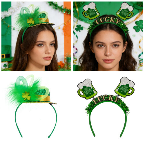Comfortable Plastic Head Accessory Saint-patrick shamro 2