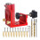 Permanent Metal Hole Hit Set for Accuracy Woodworking and-Red 1