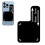 (Black regular version) Mobile Phone Cooling Plate Universal For Smartphone Radiator Cooler Pad 4