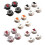 4Pcs Adhesive Casters Wheel Appliance Rollers Sliders for-4 2