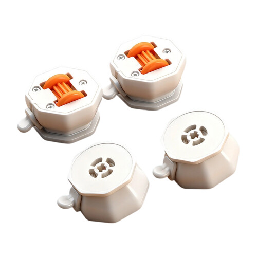 4Pcs Adhesive Casters Wheel Sticky Swivels Pulley Small-3