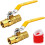 Manual Ball valves Flows Control Switches High Efficiency-3/8'' 6