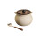 Decorative Clay Spice Canister Includes Spoon Large Capacity-L 1