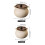 Decorative Clay Spice Canister Includes Spoon Large Capacity-L 3