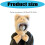 Furry Bear Trapper Hat Thicken Ushanka Hat Warm-D khaki 3