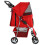 Actiaspet Pet Stroller Pram Pushchair in Red 4