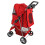 Actiaspet Pet Stroller Pram Pushchair in Red 6
