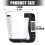 Auto Shut Digital Measuring Cup Scale for Baking- Black 3