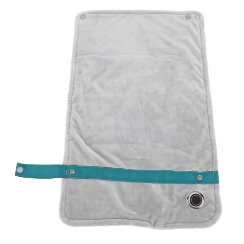 Multi-purpose Electric Heated Throw with Temperature Control Silver 50 x 60 in