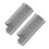 2Pcs Zinc Alloy Lighter Cover Retro Pattern Grey 1