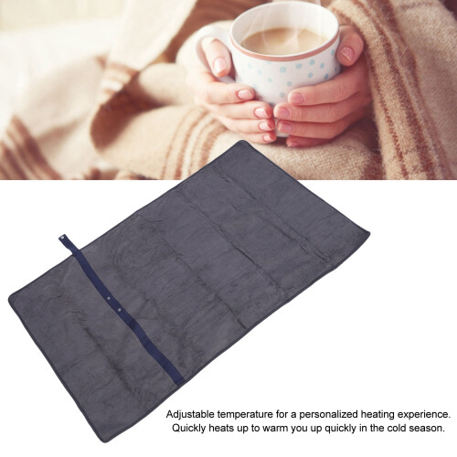 Heated USB Shawl 511g One Size Polyester Dark Gray 1