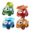 Cartoon Inertia Pull Back Car Cute& Interesting Engineering Car Childrens' Gift 1