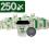 250 x 6oz Eco Compostable Paper Cups & Lids PLA Lined 1