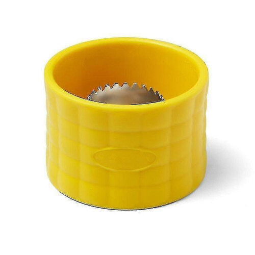 Cob Corn Stripper, Sweetcorn Kernel Remover Tool, Yellow, 7 X 5 Cm 1