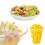 Cob Corn Stripper, Sweetcorn Kernel Remover Tool, Yellow, 7 X 5 Cm 4