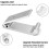 4 PCS Folding Aluminum Alloy Wall Mounted Coat Hook, Foldable Multifunction Hanger(Silver) - DD0 3