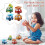 Cartoon Inertia Pull Back Car Cute& Interesting Engineering Car Childrens' Gift 2
