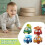 Cartoon Inertia Pull Back Car Cute& Interesting Engineering Car Childrens' Gift 3