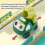 Cartoon Inertia Pull Back Car Cute& Interesting Engineering Car Childrens' Gift 5
