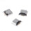 10 Pcs Micro USB Type B Female Socket 180 Degree 5-Pin SMD SMT Soldering Jack 2