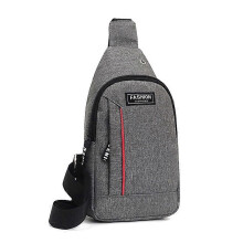 (Dark Blue) Men Shoulder Bags Waterproof Nylon Waist Packs Sling Bag Crossbody Outdoor