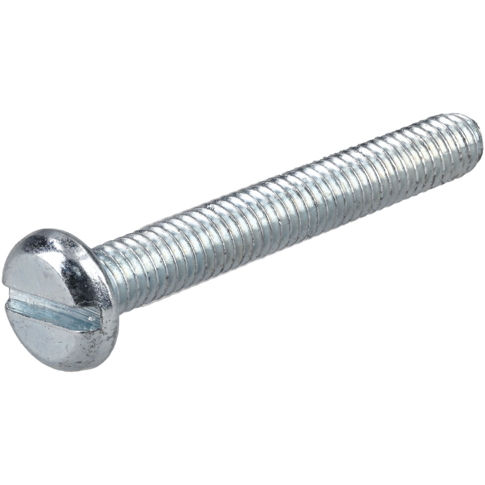 R-Tech 337023 Slotted Pan Head Machine Screws Bzp M4 30Mm - Pack Of 100 5053556009367