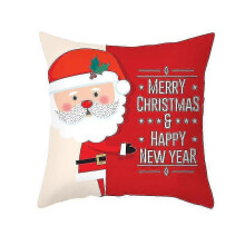 (style two) 2pcs 45cm Christmas Cushion Covers Home Decorations New Years Gifts - RIpj