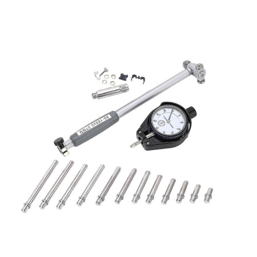 50-160MM Dial Bore Gauge, Digital Bore Gauge Dial Indicator Diameter Inner Diameter Calibrator Engine Cylinder Measuring Tool Set Dial