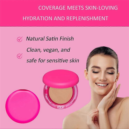 (02) Portable Peptide Bounce FoundationMoisturizing make-up light lustrous clear durable Exceptional Trendy 1