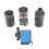 5 in 1 Filter Pump, 35x6.8cm, 2500 L/H Plastic 2