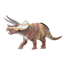 Dinosauruksen figuuri: Triceratops Horridus liikkuvalla leualla