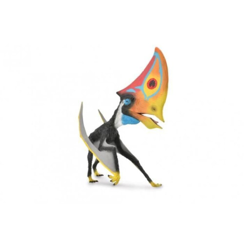 harmaa/oranssi dinosauruksen figuuri 19 cm