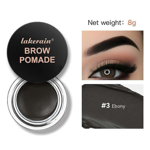 (C) Lakerain Waterproof Durable Natural Sweatproof Eyebrow Mascara Eyebrow 3D Paste
