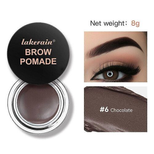 (F) Lakerain Waterproof Durable Natural Sweatproof Eyebrow Mascara Eyebrow 3D Paste