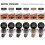 (A) Lakerain Waterproof Durable Natural Sweatproof Eyebrow Mascara Eyebrow 3D Paste 2