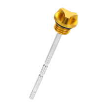 Motorcycle Oil Dipstick Aluminum Alloy Gauge Universal Fit Precise Oil Level Reading Replacement