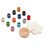 W-120.6 Pine Wood Balls Cups Color Sorting Toy 1