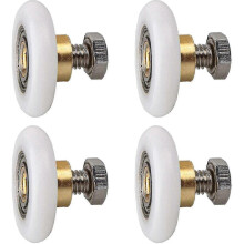 Shower Door Roller, Roller Caster Wheel for Shower Door Sliding Rollers Door Roller Replacement Wheel 4pcs (20mm)