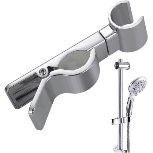 18-25mm Universal Shower Head Holder Replacement Shower Holder Bracket Abs Chrome No Drilling Adjustable