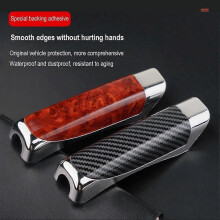 (Black) Lightweight Premium Modern Car Elegant Cover Carbon Fiber Protector Universal Brake Part Accessorie Hand Decor Car