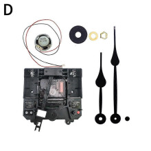 (Set D) Quartz Clock Movement Mechanism, with Hands Silent Music Box Mechanism Kits Exceptional Versatile Sleek