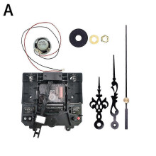 (Set A) Quartz Clock Movement Mechanism, with Hands Silent Music Box Mechanism Kits Exceptional Versatile Sleek