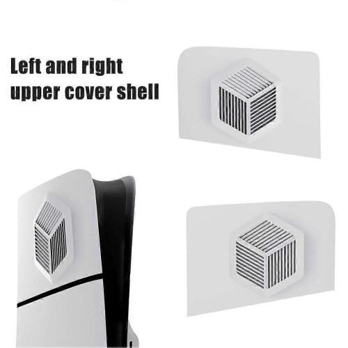 For PS5 Slim Faceplate Console Cover Replacement Side Shell Dustproof ABS Case 1