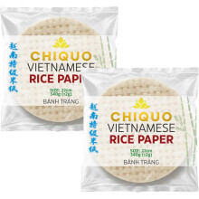 Chiquo Rice Paper 22cm 340g (Pack of 2) Spring Roll Wrappers Easy to Use