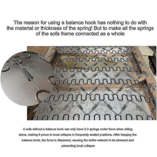 (Flat spring leng40CM) Metal Practical Replacement Sofa Chair Springs With Good Elasticity - Ri 1