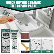 Tile Repair Paste Bathtub Furniture Toilet Crack Repair Tile Quick Drying Adhesive100ml - PR